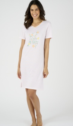 Damart Pack of 3 100% Cotton Jersey Nightdresses